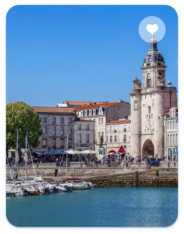 La rochelle - vue du distributeur