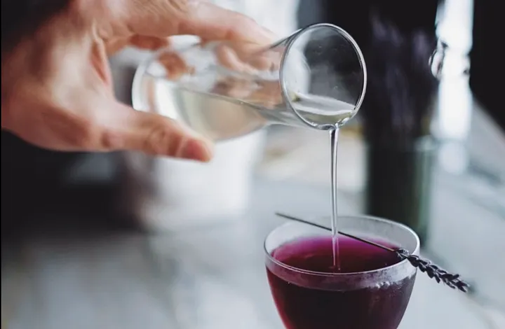 Cocktail Lavande Violette