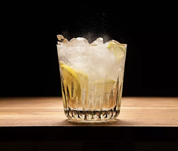 Le Gin Fizz aux zestes de citron vert : une recette exquise par Ice Family x KoomGin