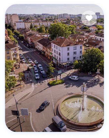 Toulouse - vue du distributeur